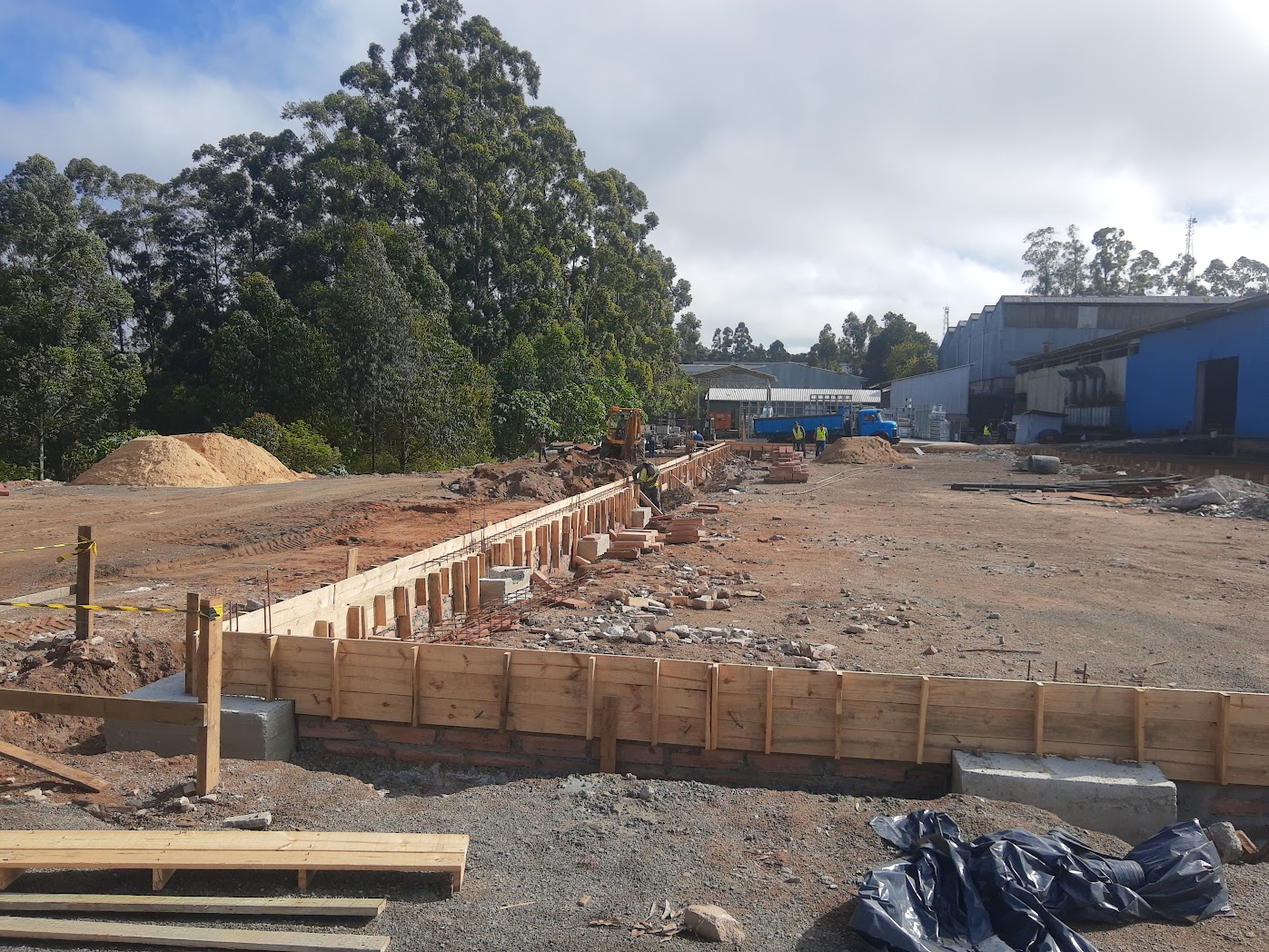 Fundação de obra